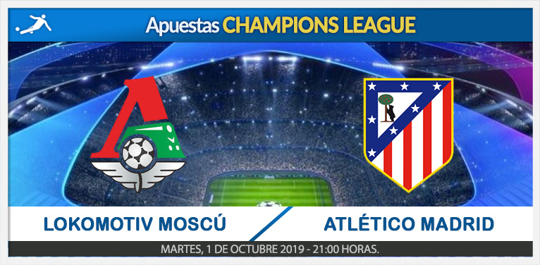Apuestas Lokomotiv Moscú –  Atlético de Madrid | Champions League.